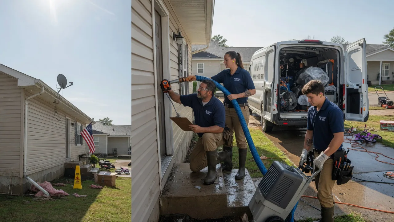 Ceiling Water Damage Restoration in Riddleton, TN near me